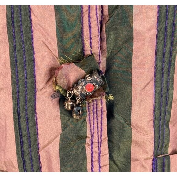 NWT Vtg 90s Solstice Blazer Tiered Skirt Set • Whimsigoth Steampunk Boho Grunge - Picture 6 of 16